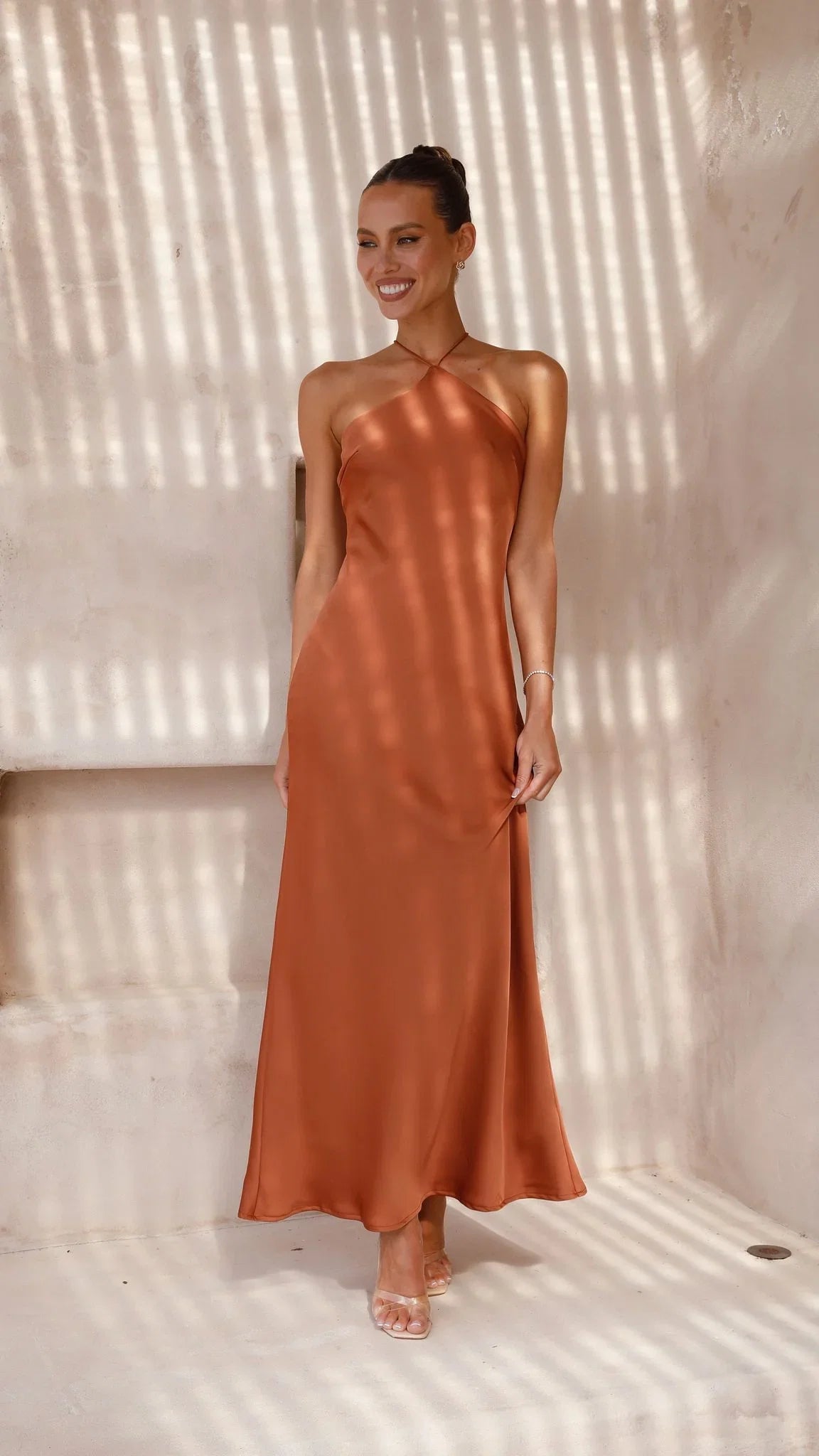 Chiara Maxi Dress Copper