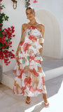Soho Maxi Dress Blush Lotus