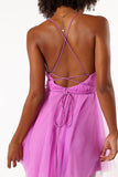 Arlowe Halterneck Mini Dress Lavendar