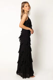 Ciao Ruffles Maxi Dress Black