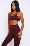 Fuel Seamless Sports Bra Merlot