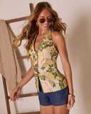 Charming Darling Floral Halter Neck Top