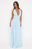 Dancing Dazzle Maxi Dress Baby Blue