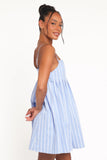 Cole Mini Dress Blue Stripe