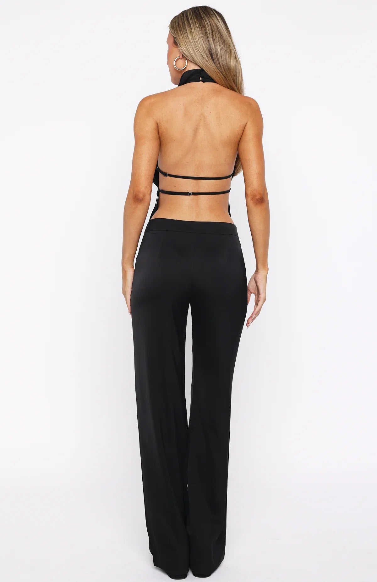 Time Passes Dress Pants Black