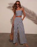 Liberty Lane Striped Wide Leg Pants
