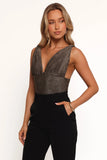 Savannah Bodysuit Black Light Gold