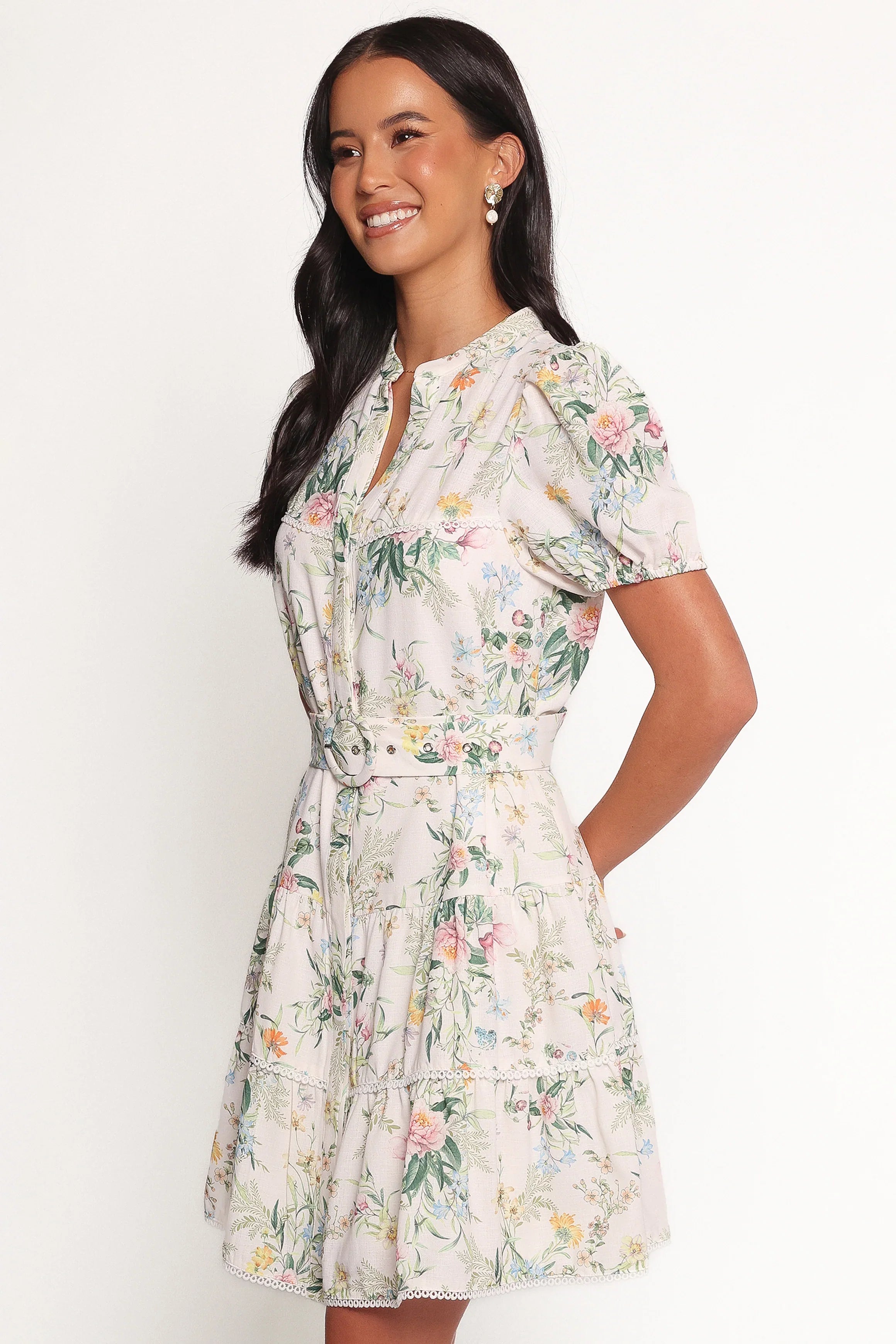 Paula Mini Dress Multi Floral