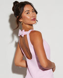 Pierre Back Bow Mini Dress