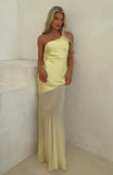 Vip Vibes Maxi Dress Lemon