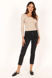 Aleena Knit Top Oatmeal