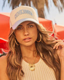 Sunkissed Hideaway Contrast Trim Trucker Hat