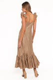 Romola Midi Dress Bronze
