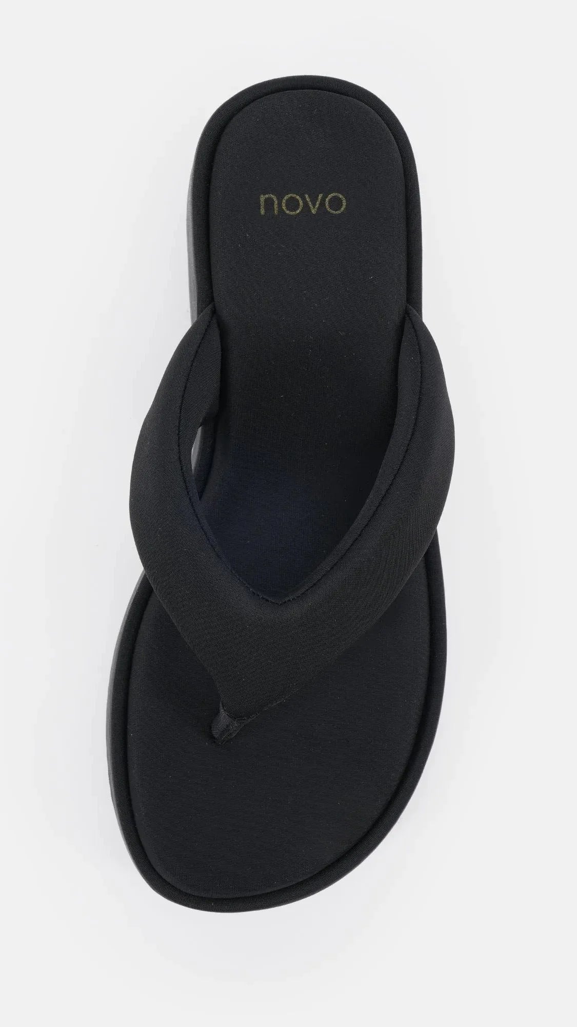 Bibiana Platform Thong Black