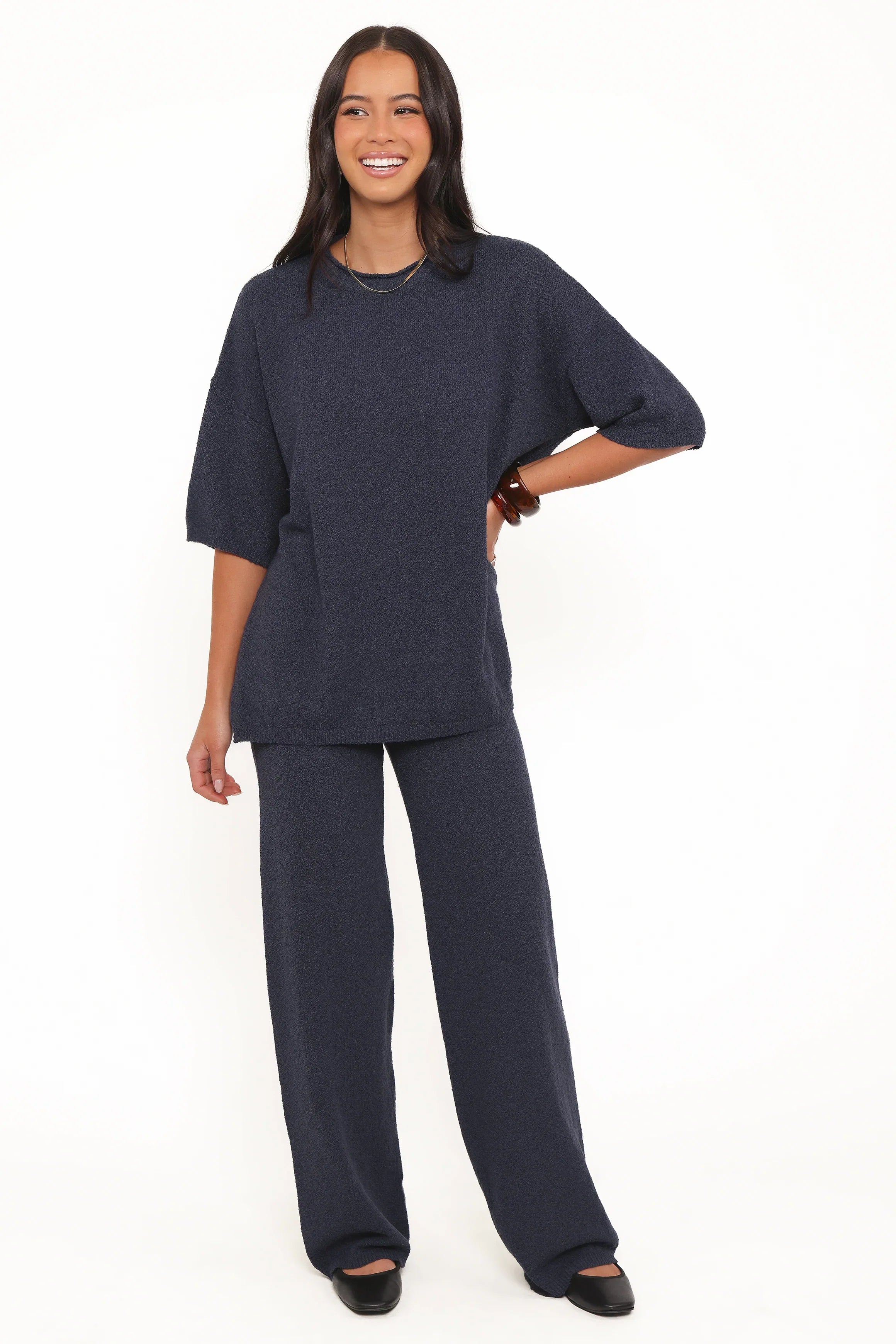 Ashby Knit Top Navy