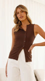 Edie Top Chocolate