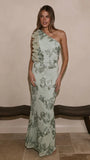 Darlee Maxi Dress Sage Floral