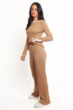 Lizbeth Knit Pant Tan