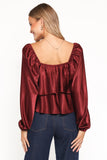 Janina Blouse Wine