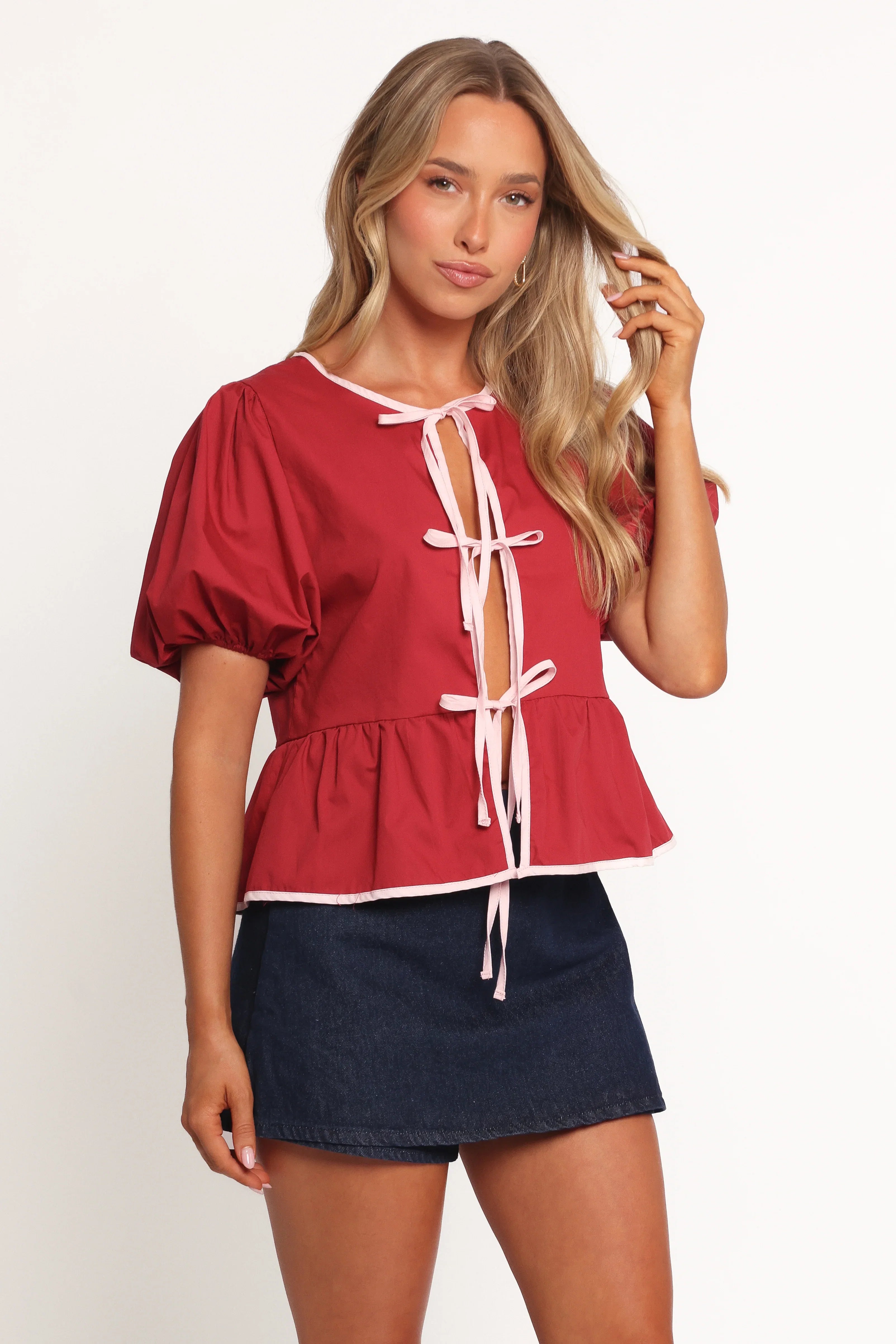 Ellien Top Red
