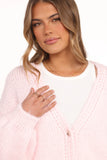 Selina Wide Sleeve Cardigan Pale Pink