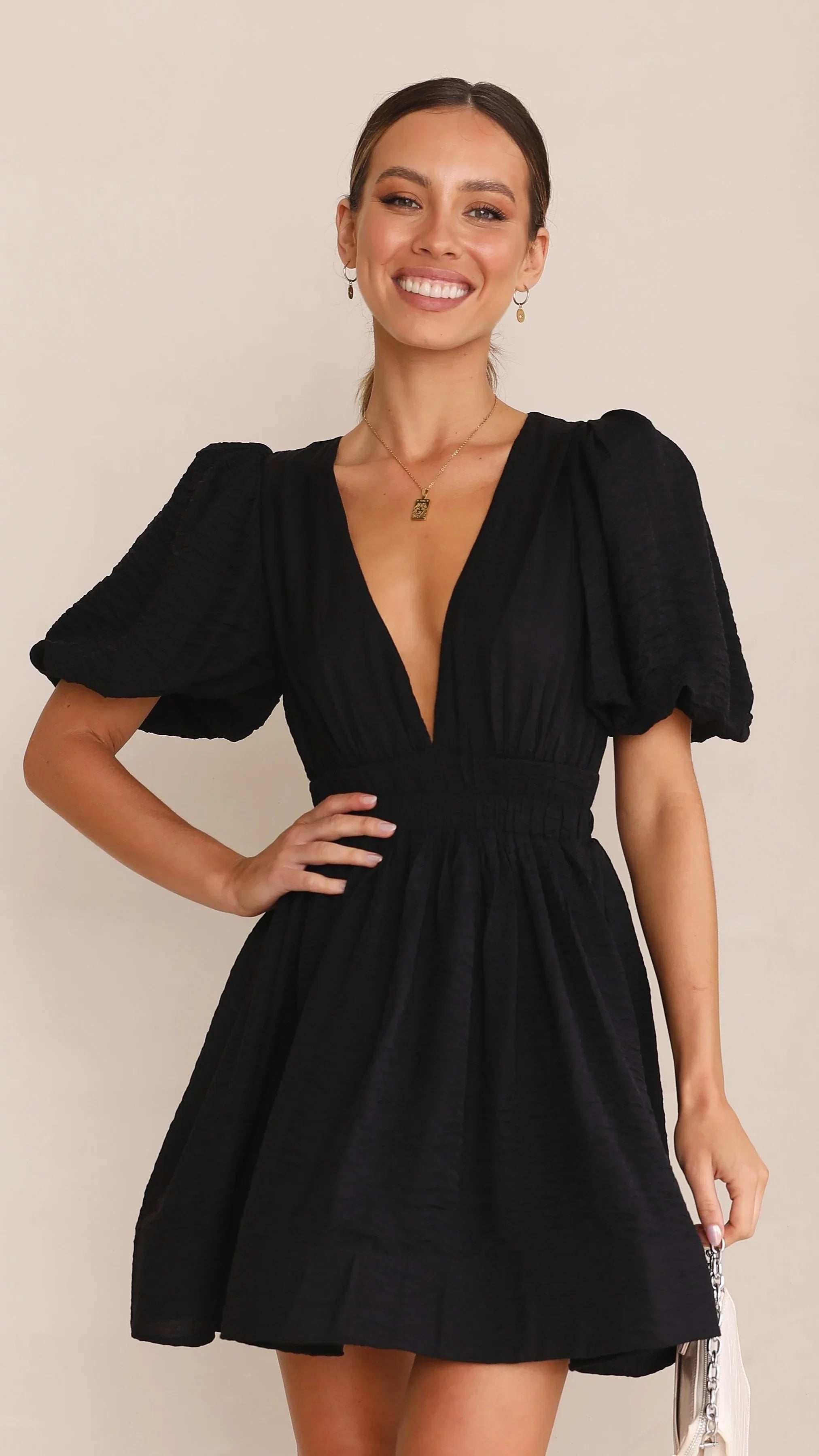Erin Mini Dress Black