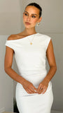 Lilah Midi Dress White