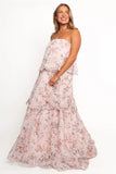 Bloom Strapless Maxi Dress Floral