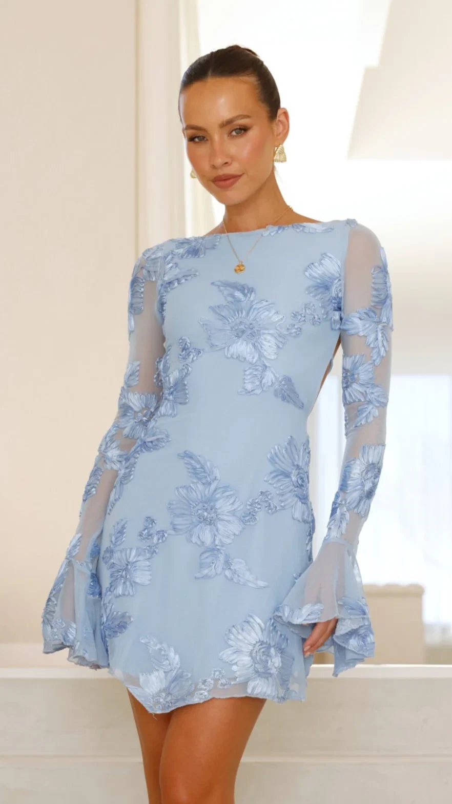 Lanesia Mini Dress Blue