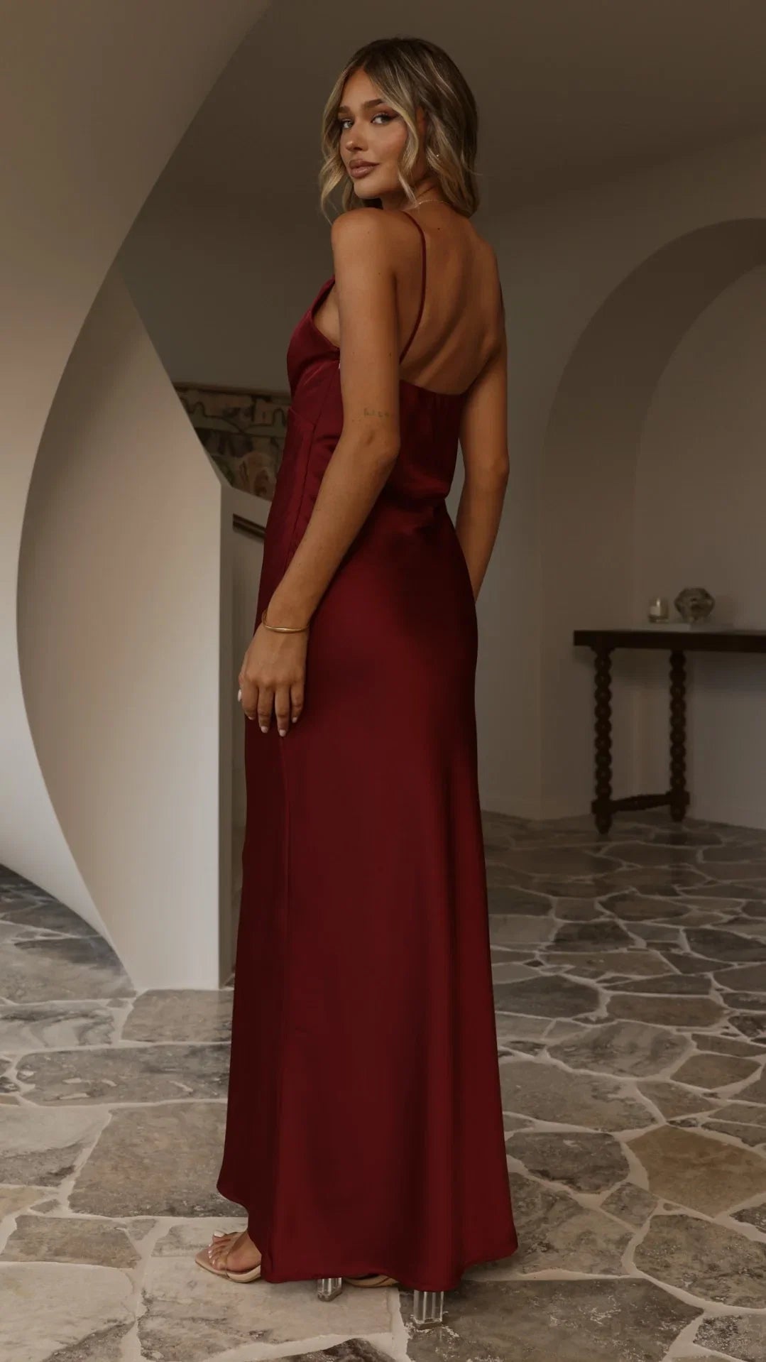 Ziah Maxi Dress Wine