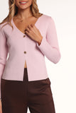 Perla Knit Cardigan Pink