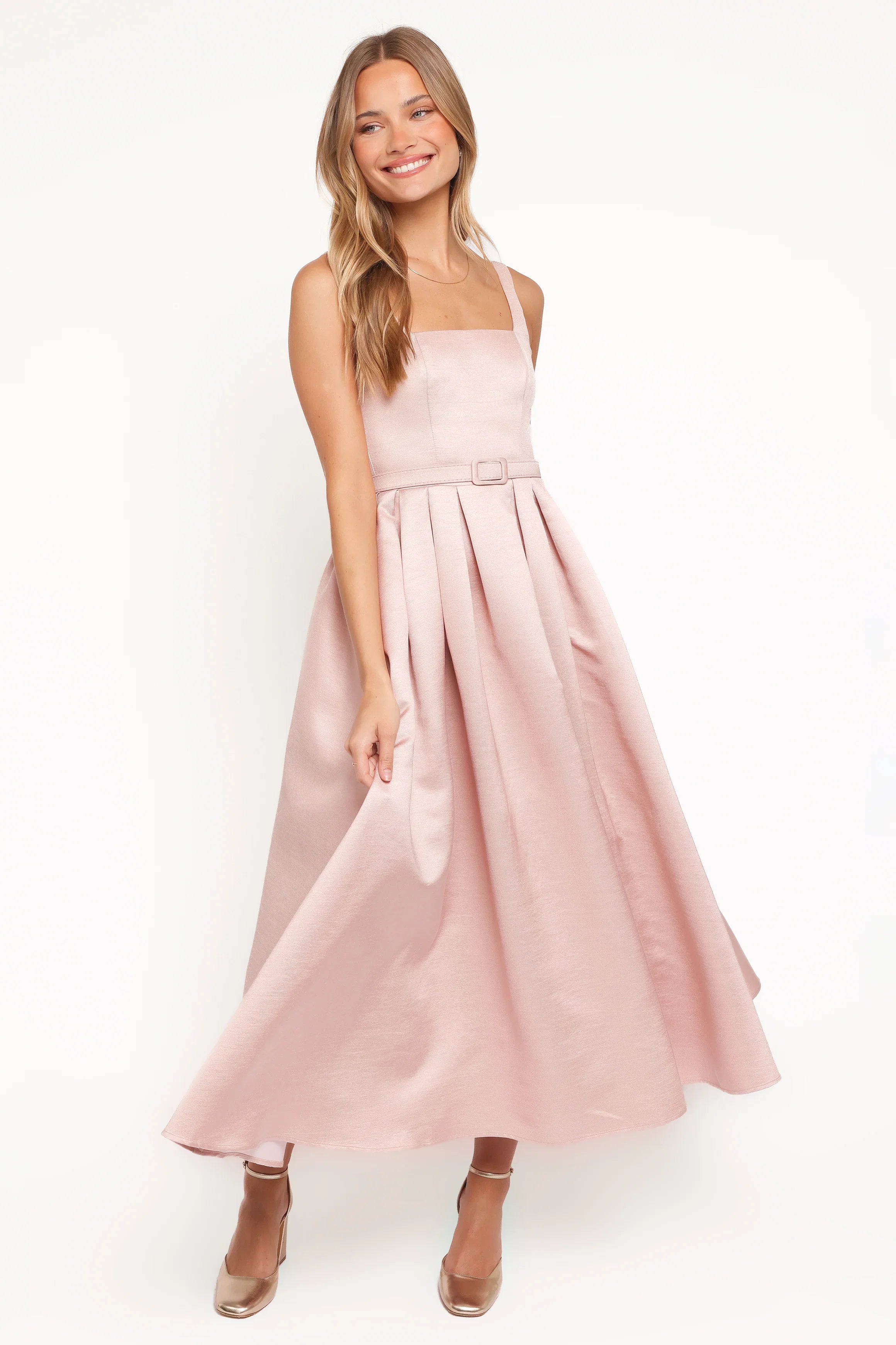 Augustine Midi Dress Dusty Pink