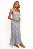 Ellise Midi Dress Blue