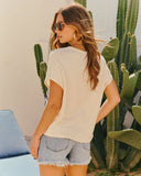 Easy Breezy Knit Graphic Top