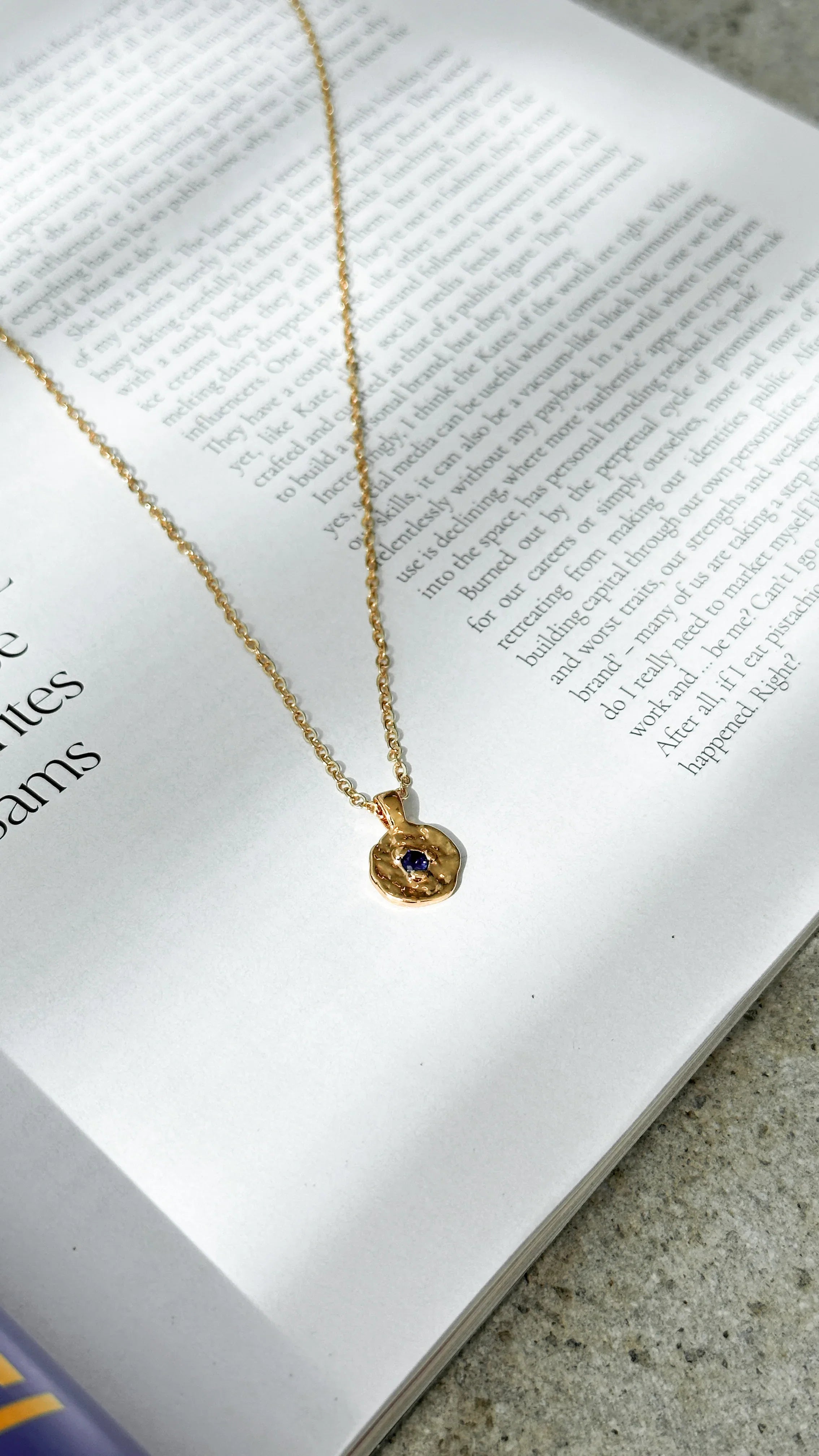 February Birthstone Necklace Amethyst