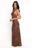 Carolyn Maxi Dress Leopard
