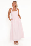 Margerie Halter Dress Pink Gingham