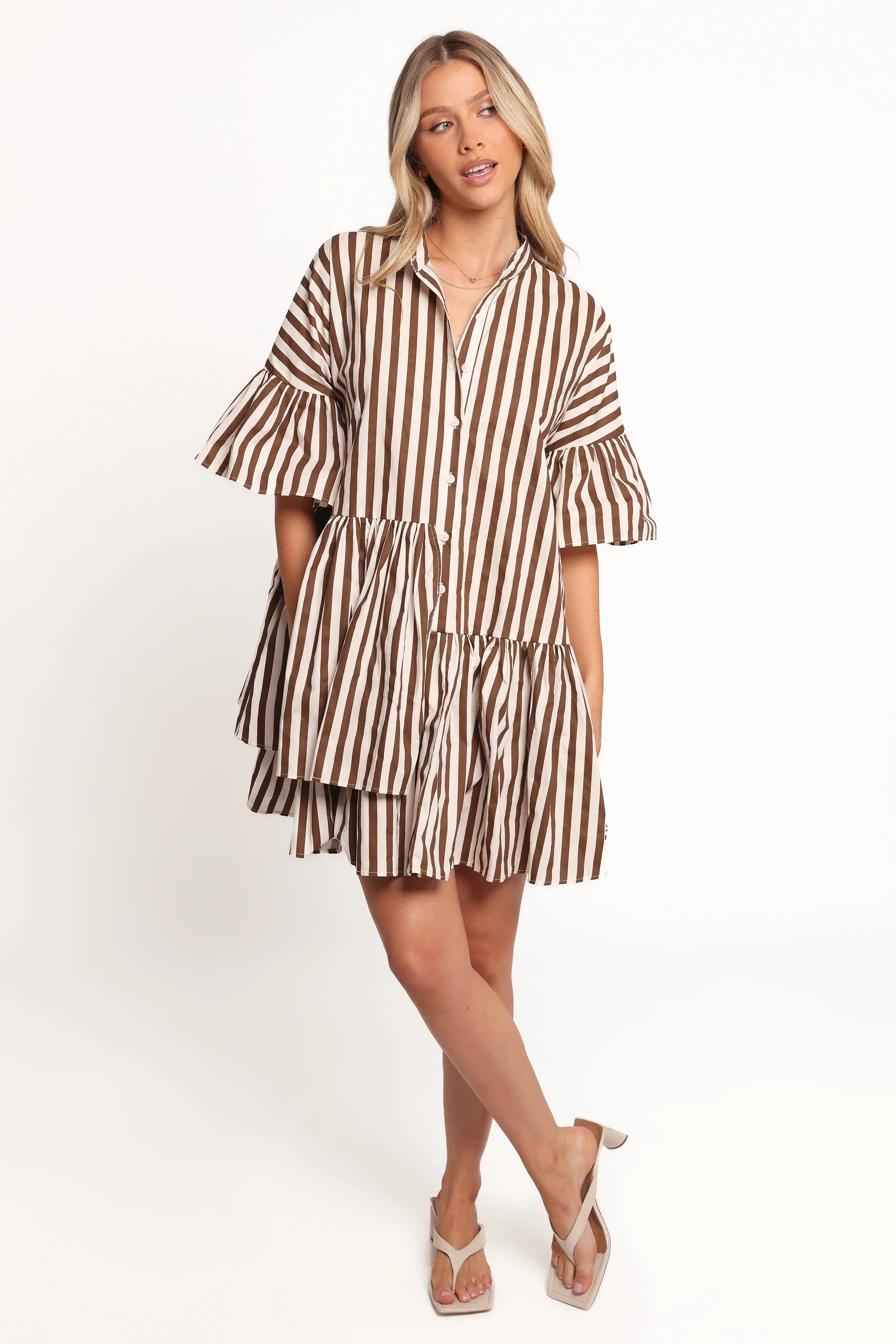 Jacqueline Mini Dress Chocolate