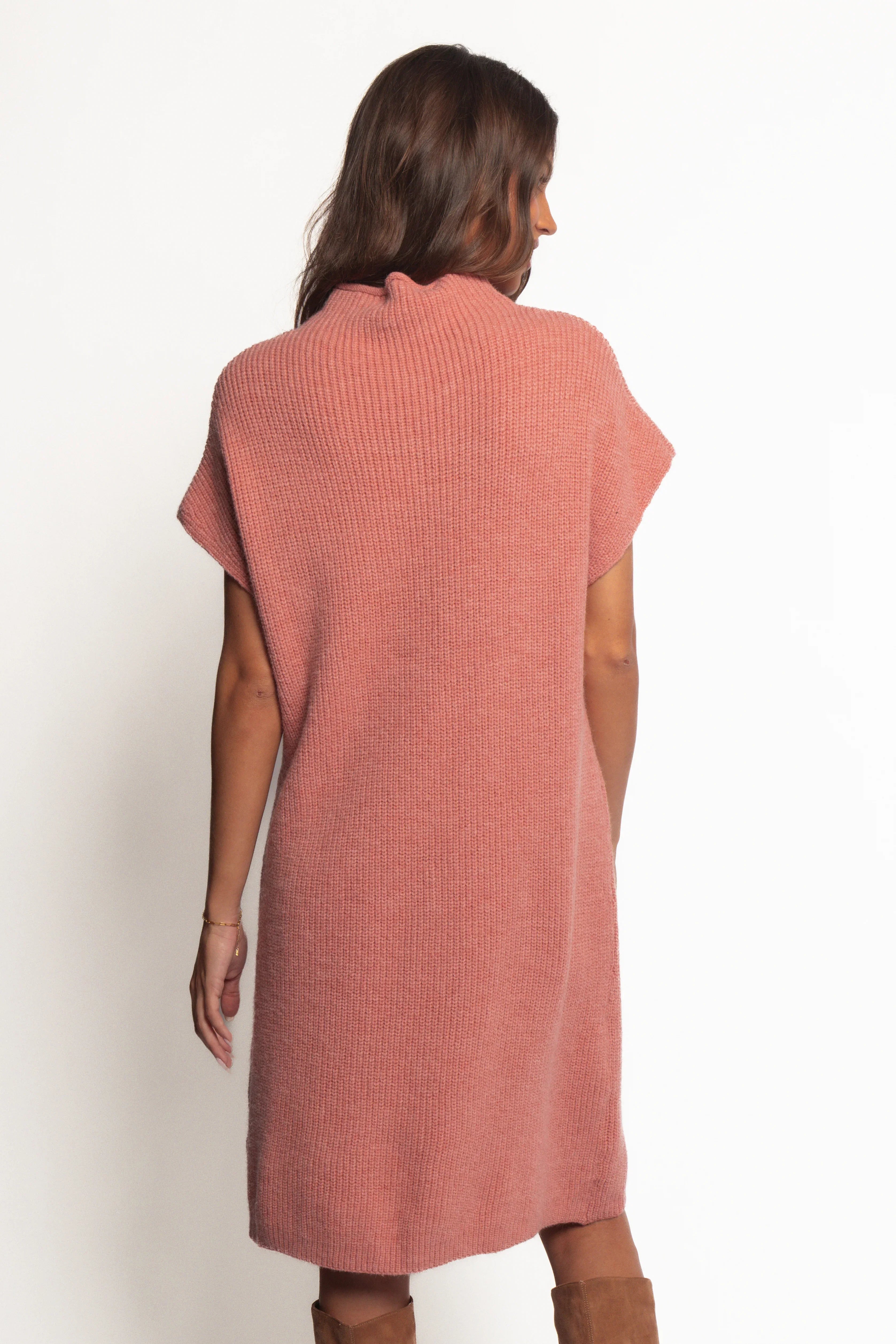 Wright Knit Mini Dress Pink