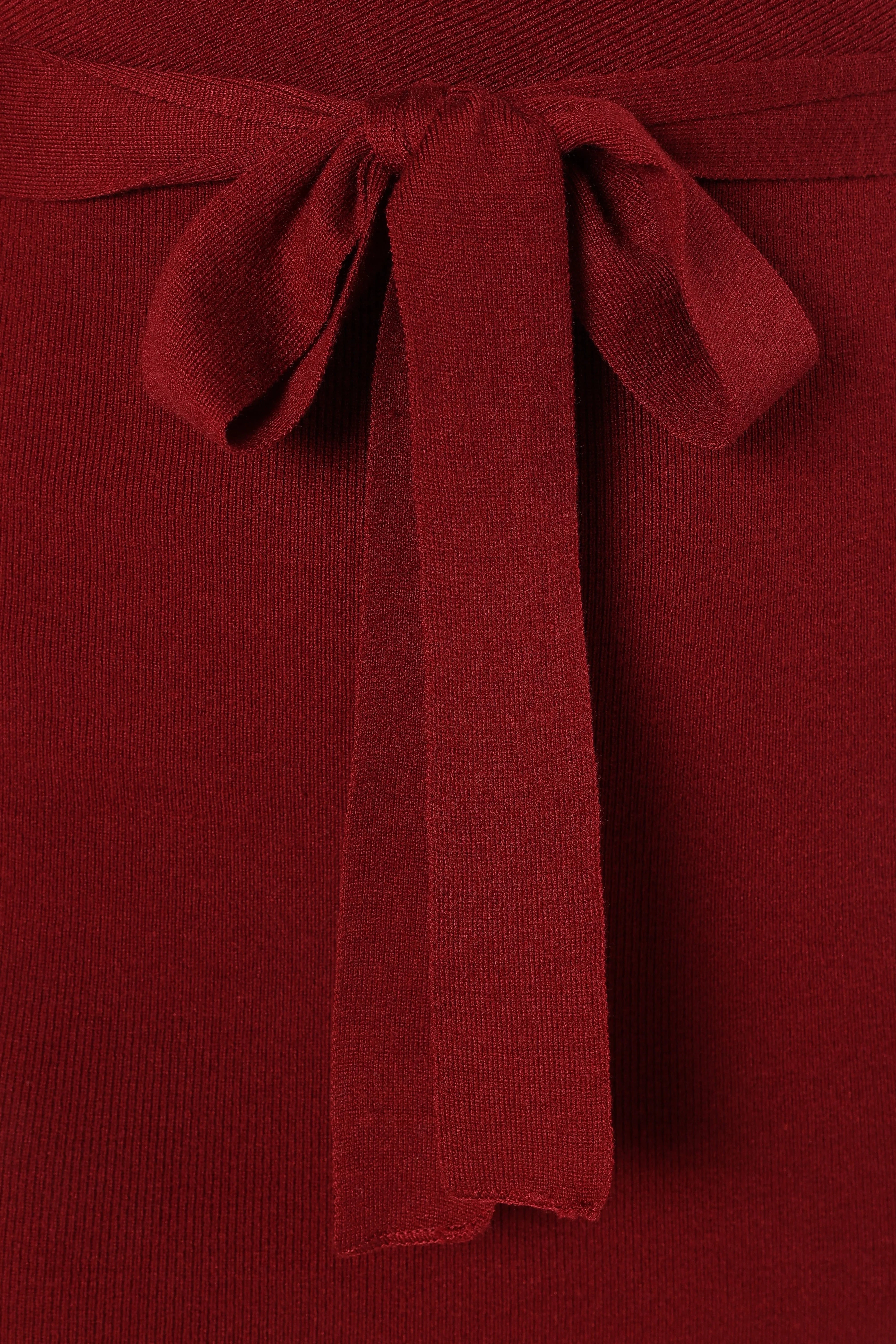 Nate Dress Merlot