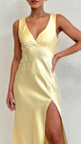 Taylor Maxi Dress Lemon