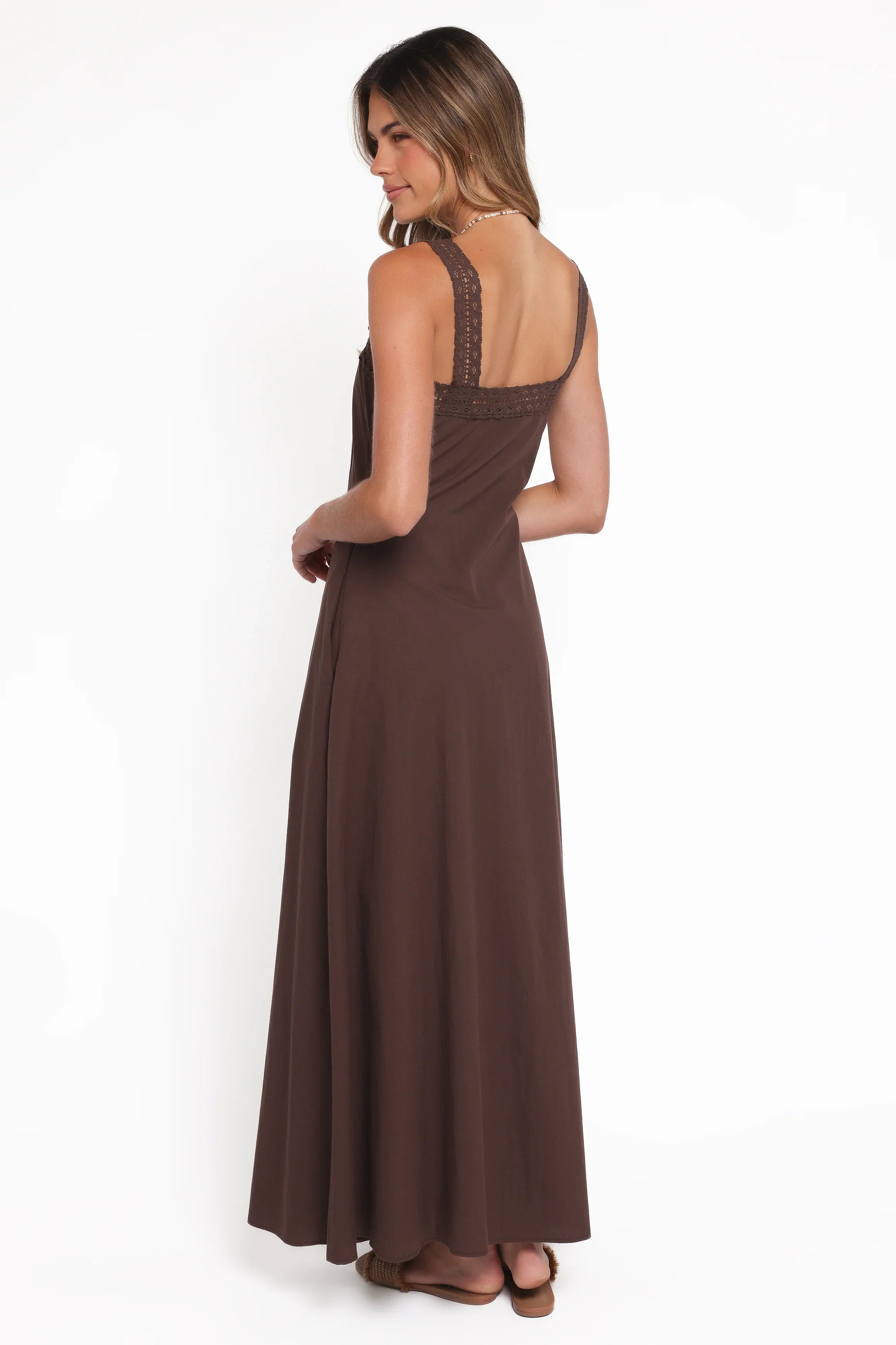 Alandra Maxi Dress Brown