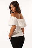 Emery Off the Shoulder Top White