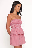 Luna Skirt Set Red Gingham