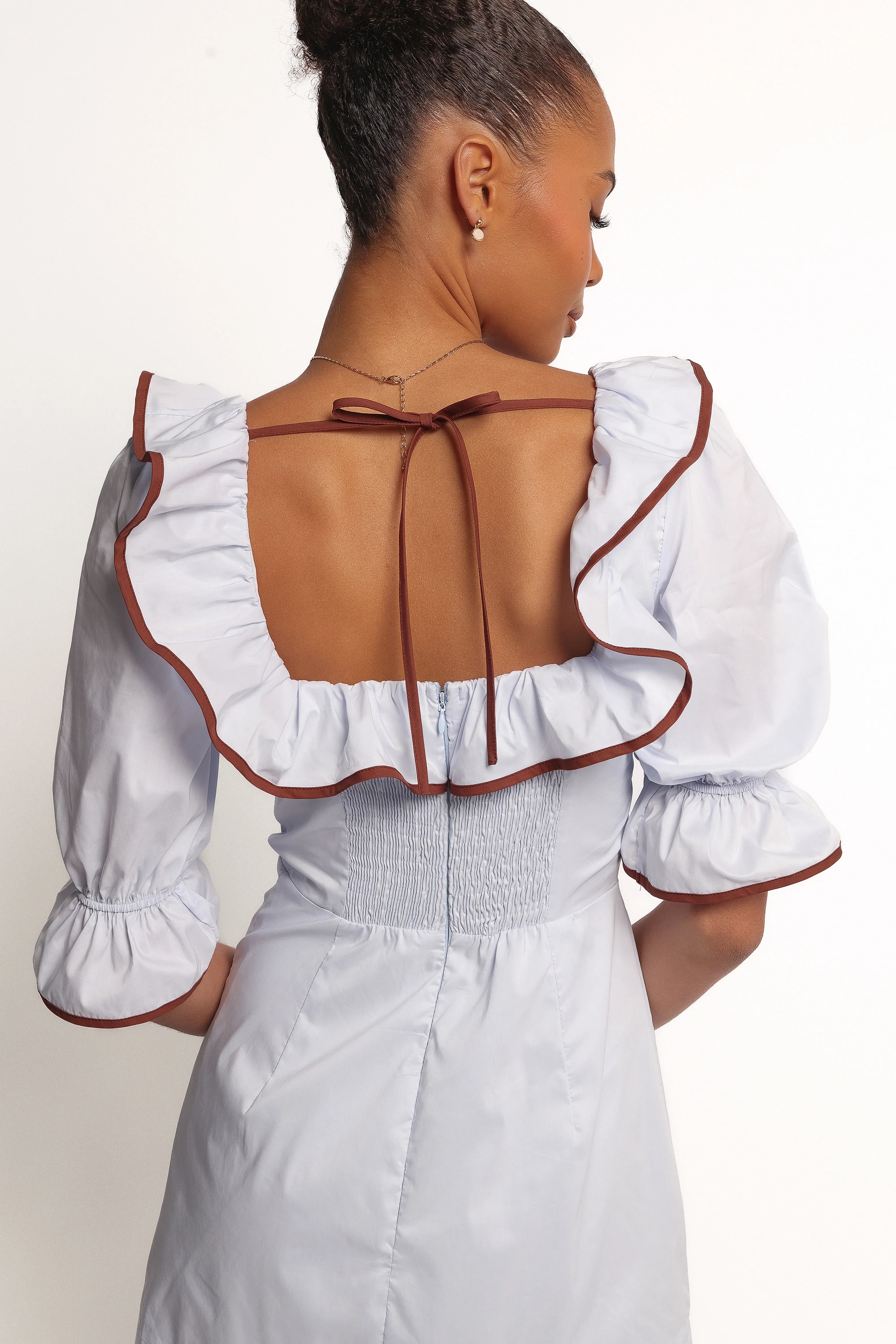 Marilla Mini Dress Pale Blue