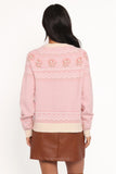 Poppi Fairisle Cardigan Pink