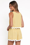 Katy Short Set Yellow