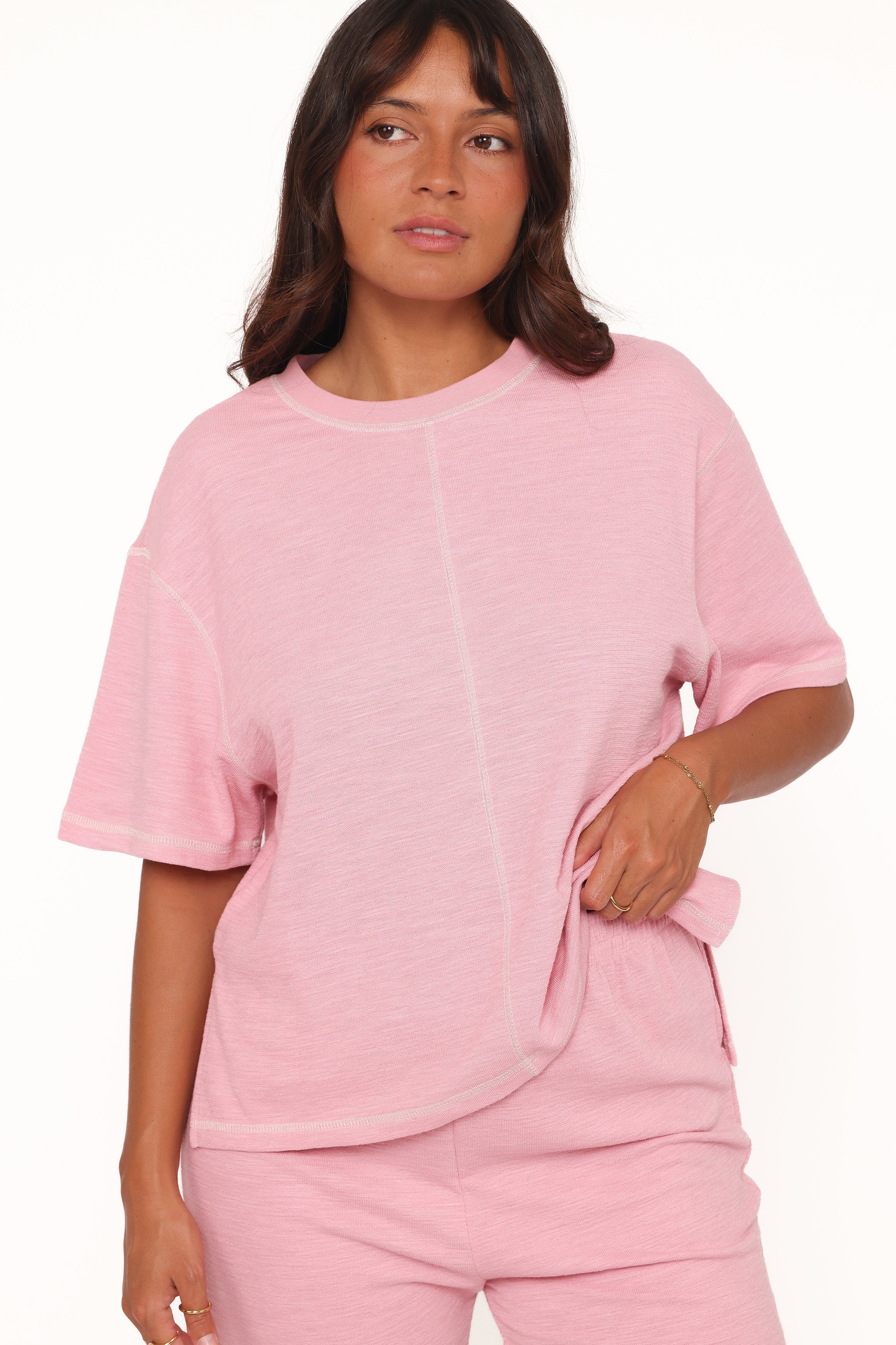 Angler Knit Set Pink