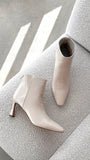 Scotty Boots Chalk Crinkle Patent