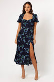 Hendrix Midi Dress Midnight Blues